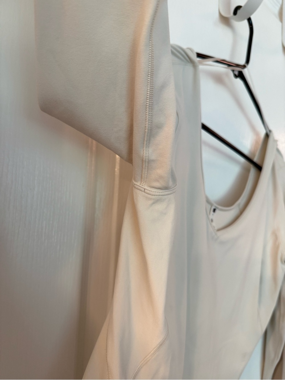 🤍 Lululemon Align Long Sleeve Shirt Natural Ivory Size 8 NWOT - Picture 9 of 14